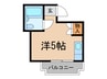 パティオロード 1Rの間取り