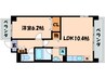 ラフィ－ル 1LDKの間取り