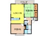 翠ハイツＣ 2LDKの間取り