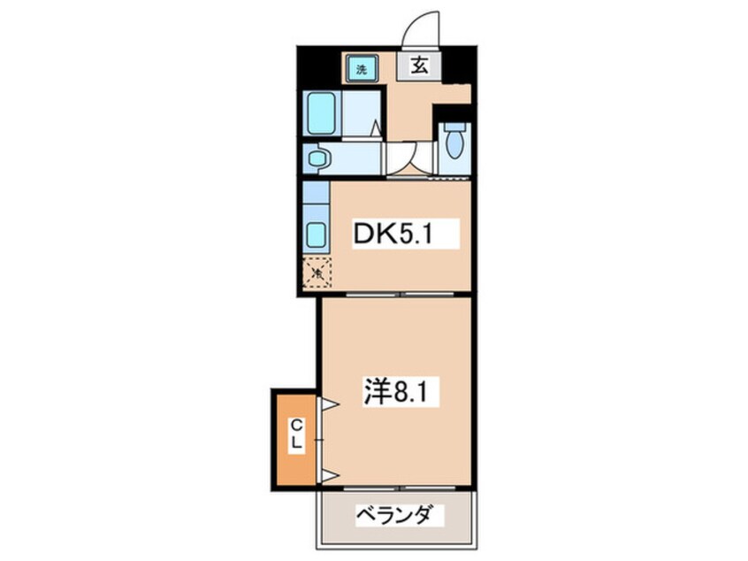 間取図 ラパン・ブラン