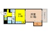 ラパン・ブラン 1DKの間取り