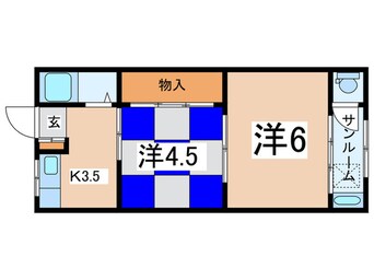 間取図 岩本マンション