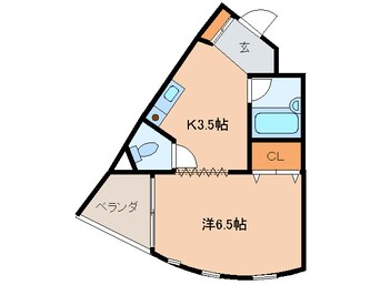 間取図 ラフィーネ伊丹