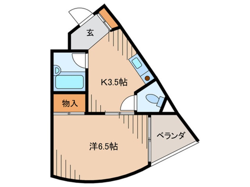 間取図 ラフィーネ伊丹