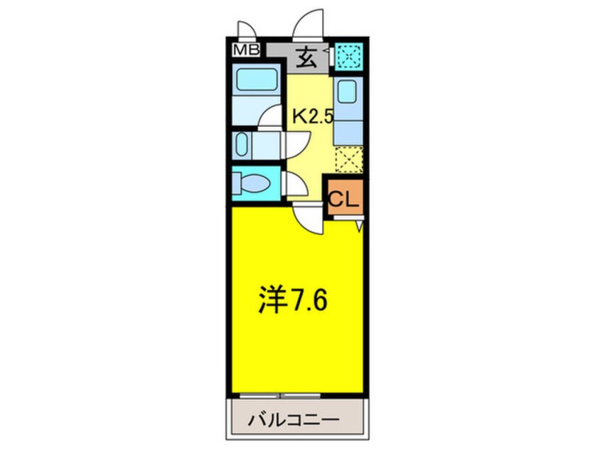 間取図 ＥＤＥＮ　ＣＯＵＲＴ