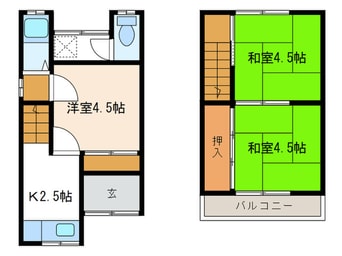 間取図 ピークハイツ