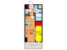 MODERN PALAZZO江坂AXIA 1LDKの間取り