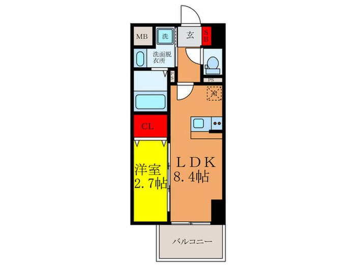 間取り図 MODERN PALAZZO江坂AXIA