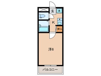 間取図 ブリスウエスト明石(503)