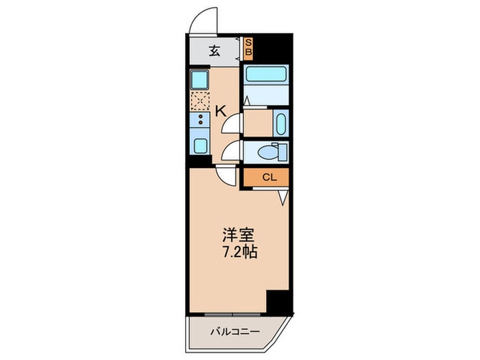 間取り図 ル・パルトネール三宮東(503)