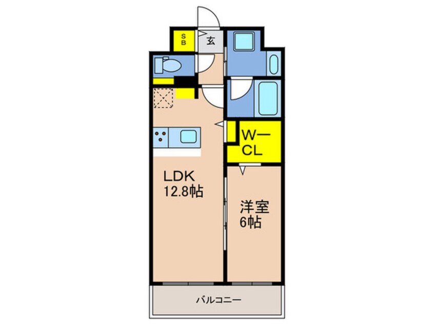 間取図 リベルタ元町通