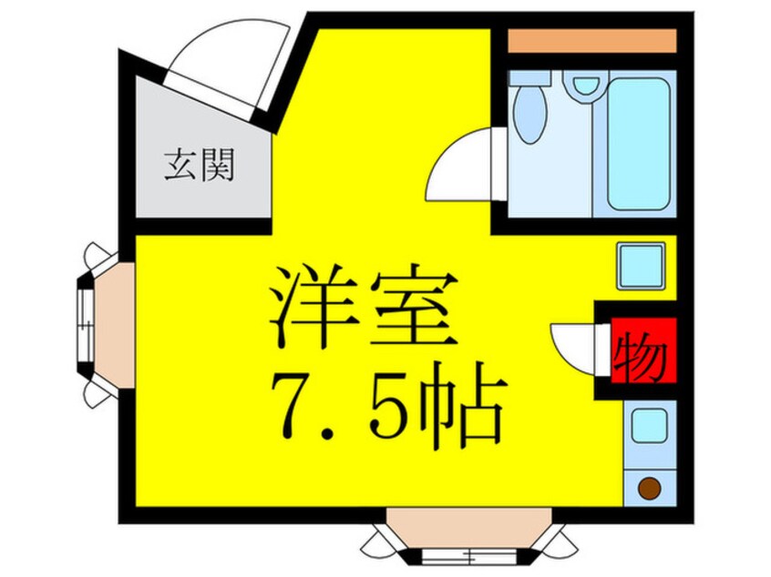 間取図 ロイヤルコ－ト上池田