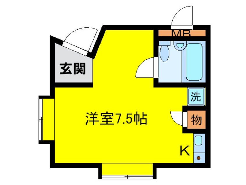 間取図 ロイヤルコ－ト上池田