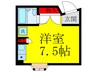 ロイヤルコ－ト上池田 1Rの間取り