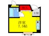 ロイヤルコ－ト上池田 1Rの間取り