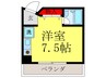 ロイヤルコ－ト上池田 1Rの間取り
