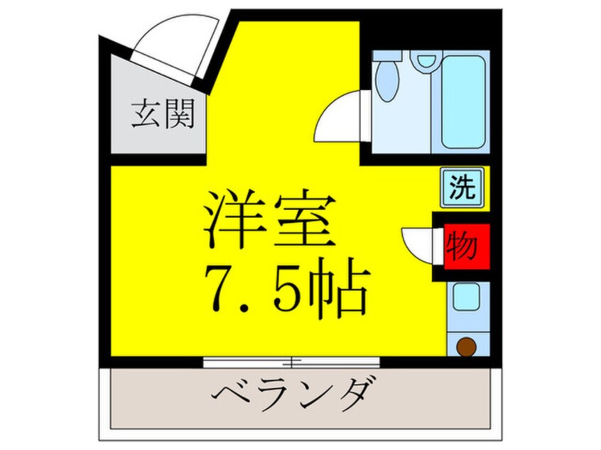 間取図 ロイヤルコ－ト上池田