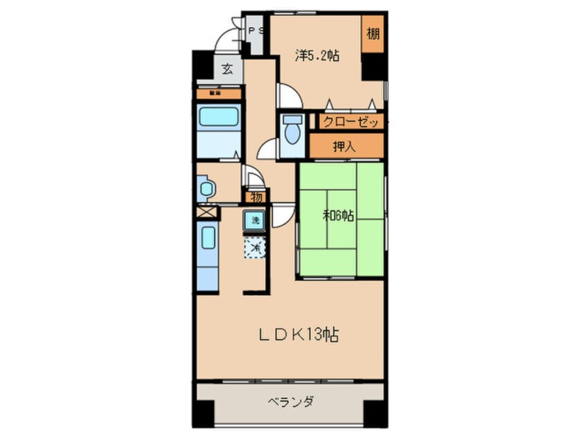 間取図 グランディオス 京都東