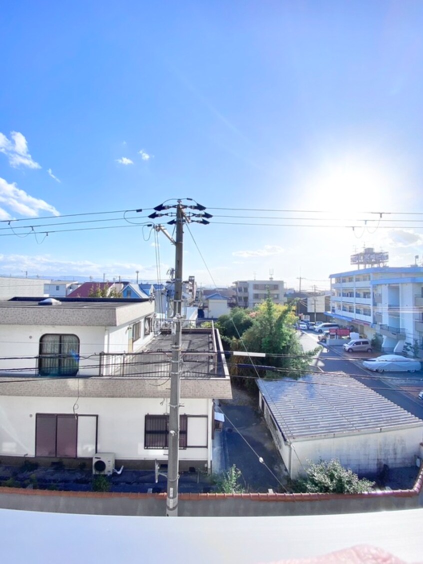 室内からの展望 メルベ－ユ鳳