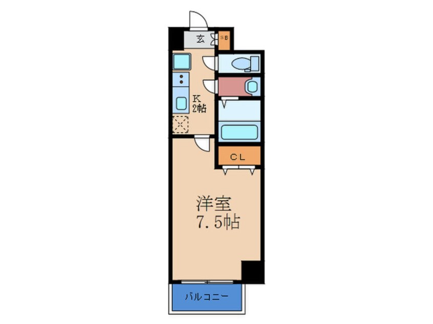 間取図 サムティ福島ＰＯＲＴＡ(208)