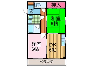 間取図 門真第２マンション