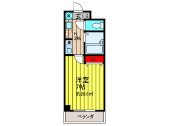 間取図 グラシアス中島