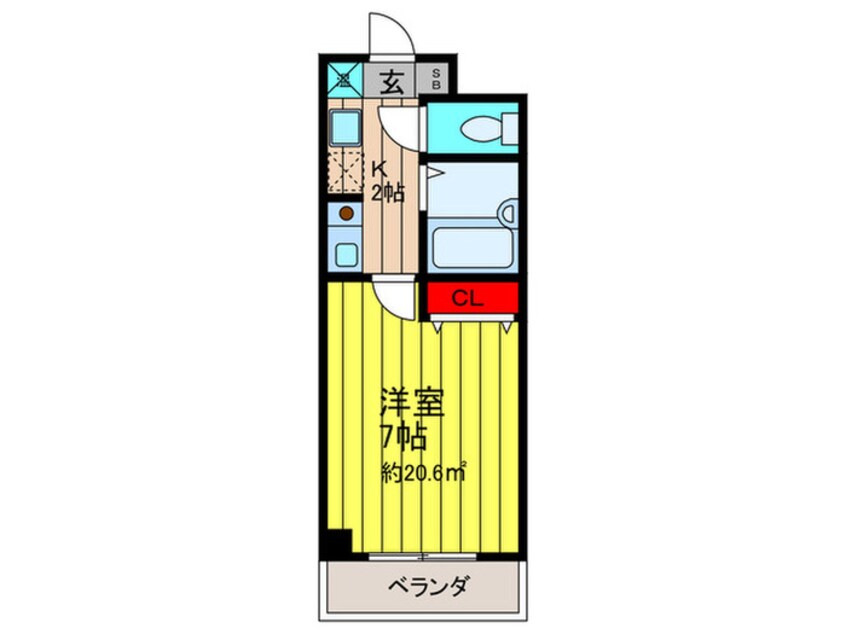 間取図 グラシアス中島