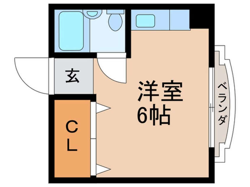 間取図 ハイツ泉涌寺