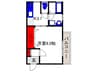 ＳＯＵＴＨＥＲＮ・ＢＡＳＥ 1Kの間取り