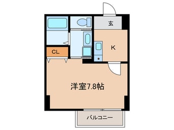 間取図 カームネス祇園南