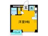 ベルトピア御殿山 1Rの間取り