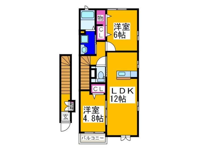 間取り図 ビータ　プラシード