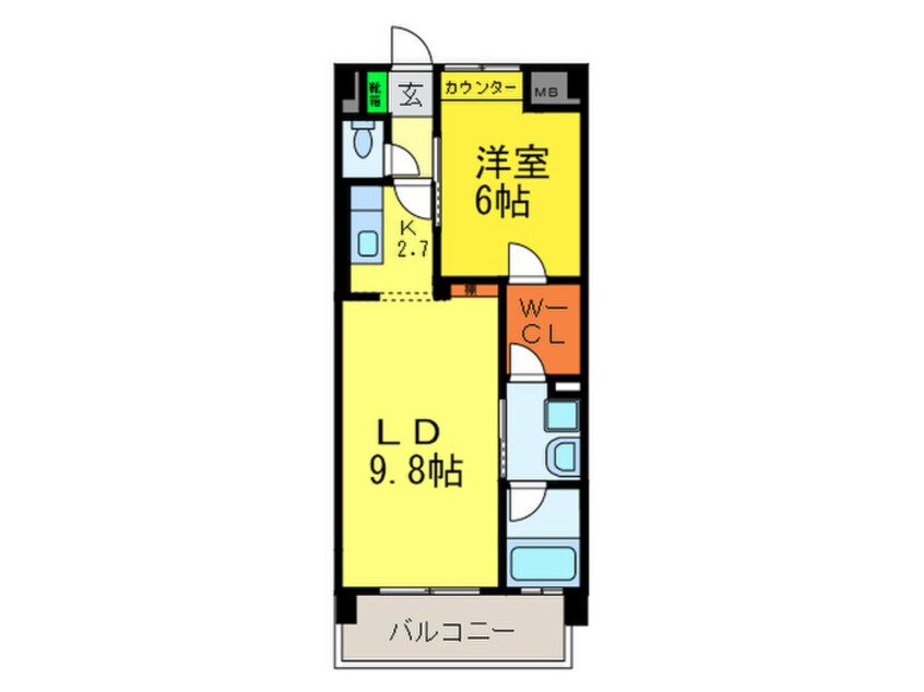 間取図 ユンヌファシリテ