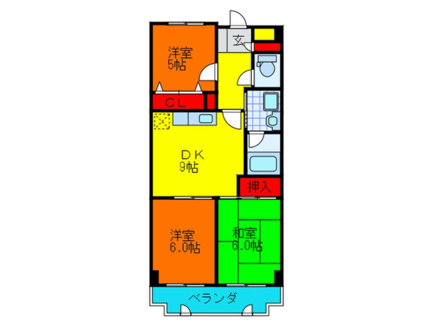 間取図 シャトー・レイク・ルイーズ