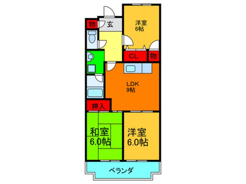 間取図 シャトー・レイク・ルイーズ