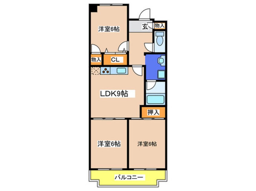 間取図 シャトー・レイク・ルイーズ