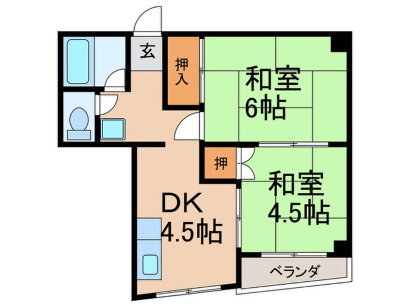 間取図 メゾン中野