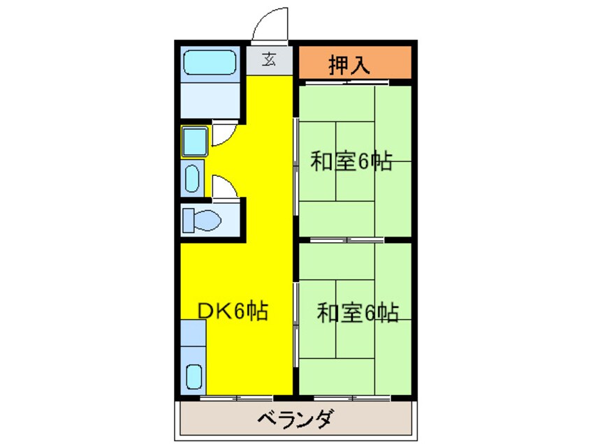 間取図 メゾン中野