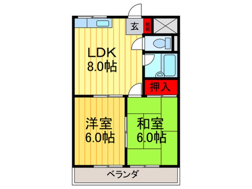 間取図 金森マンション