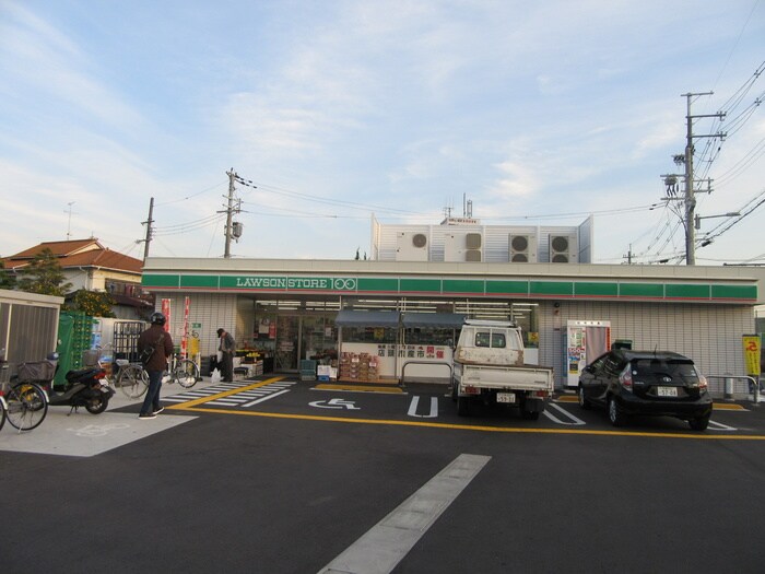 ローソン100枚方村野本町店(コンビニ)まで1200m 金森マンション