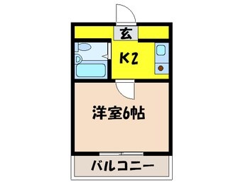 間取図 ユウパレス取石