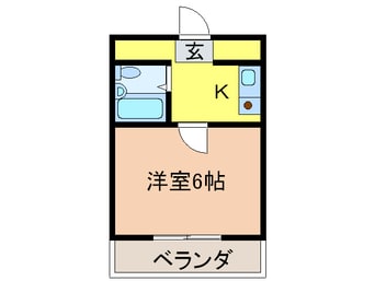 間取図 ユウパレス取石