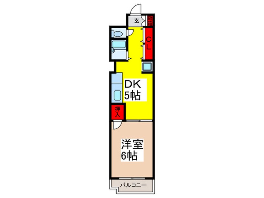 間取図 クレス平野