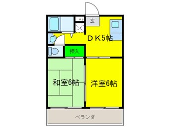 間取図 第２綾園マンション