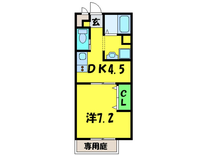 間取図 アネックスＮＡＮＩＷＡ