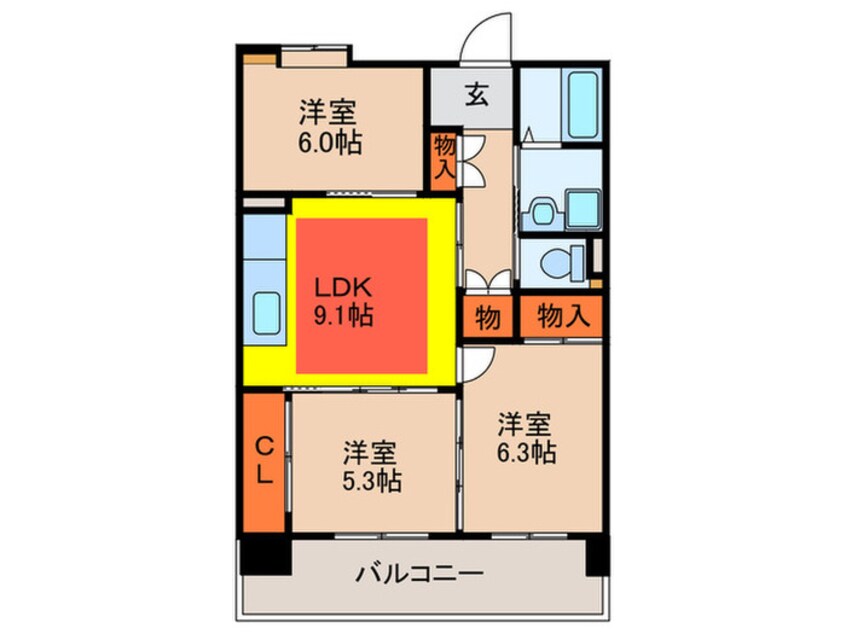 間取図 ＯＰＨ新千里南町(２棟)