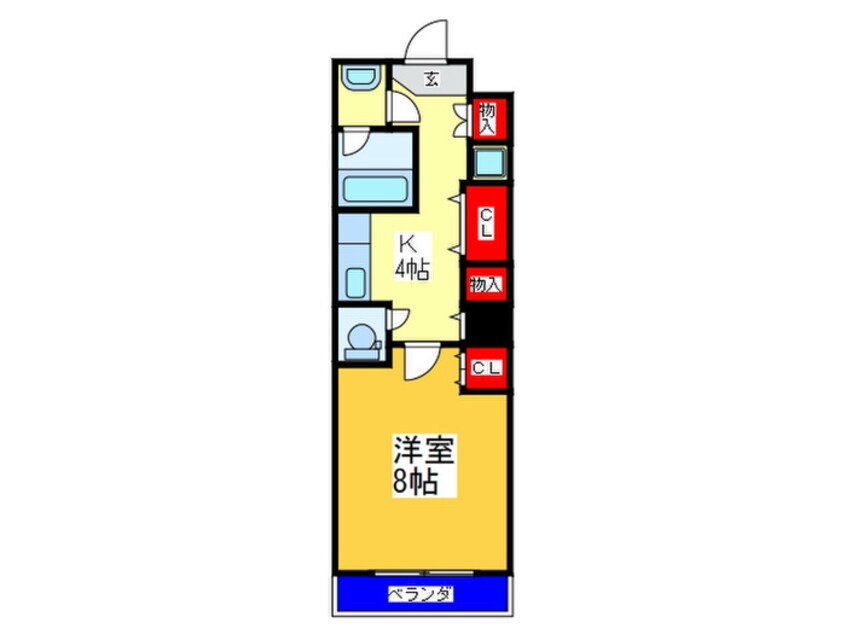 間取図 メゾンルージュ・小橋