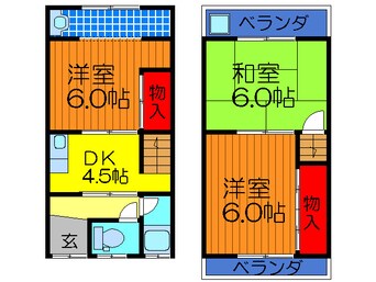 間取図 灰塚２丁目小林様貸家