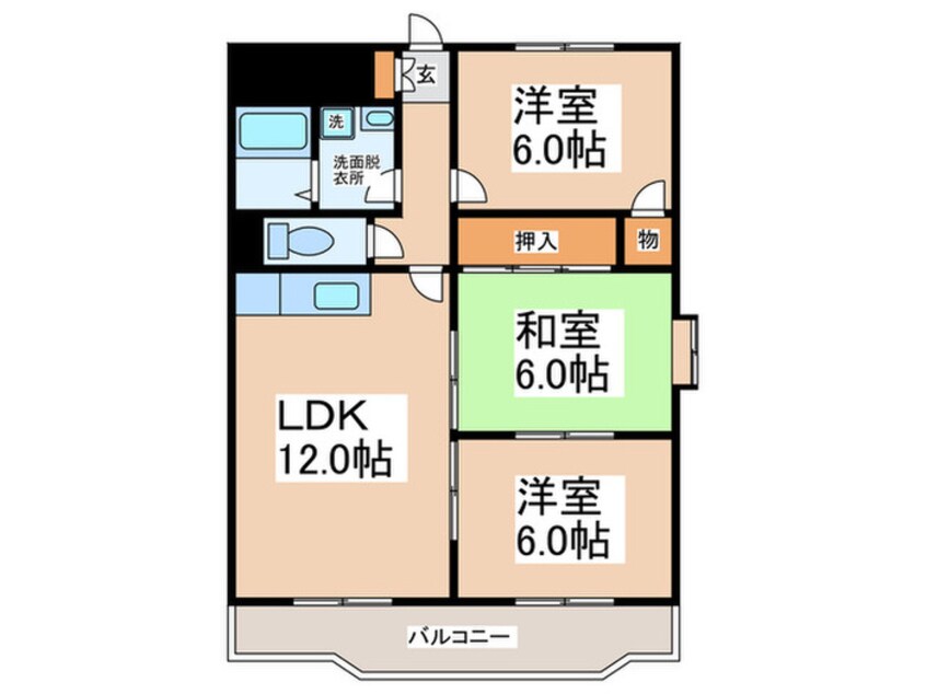 間取図 メゾン塚本