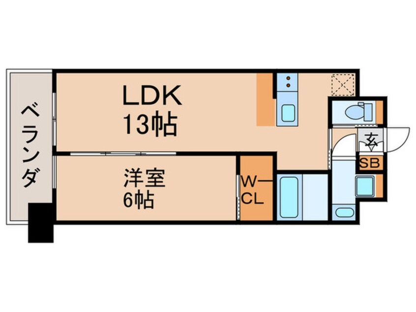 間取図 プレジオ梅田